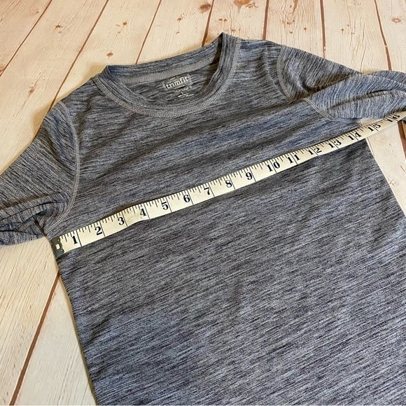 Trimfit Space Dye Gray Long-Sleeve w/Thumbholes Thermal Long Johns 2 Piece Set - Picture 4 of 8